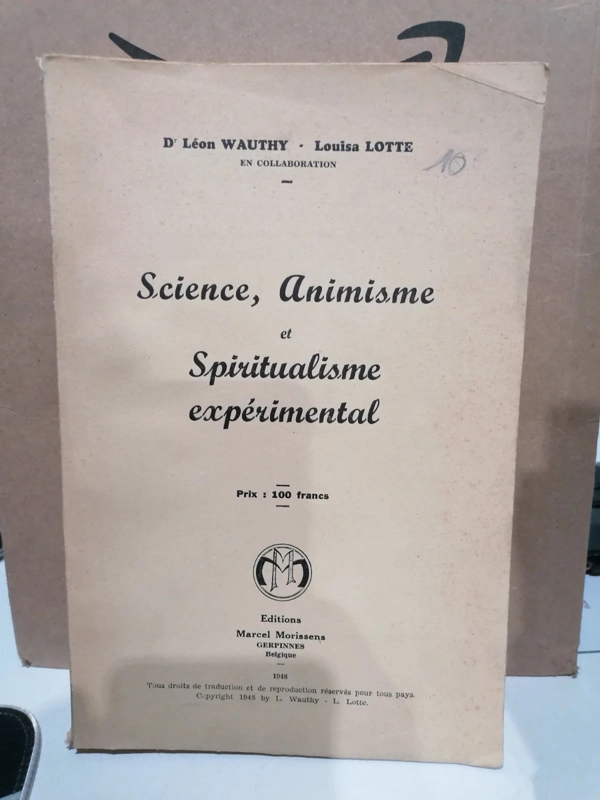 Science, animisme et spiritualisme expérimental